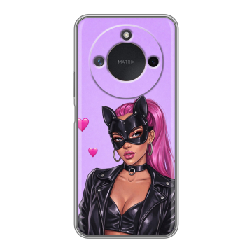 Силиконовый чехол на Honor X9c Smart с принтом женский Силиконовый чехол на Honor X9c Smart с принтом женский