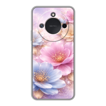 Силиконовый чехол на Honor X9c Smart с принтом женский