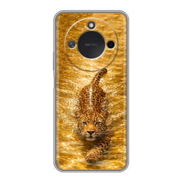 Силиконовый чехол на Honor X9c Smart с принтом женский