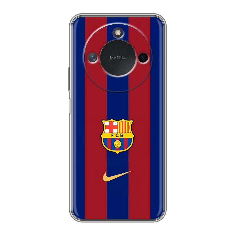 Силиконовый чехол на Honor X9c Smart с принтом Барселона Barcelona Силиконовый чехол на Honor X9c Smart с принтом Барселона Barcelona
