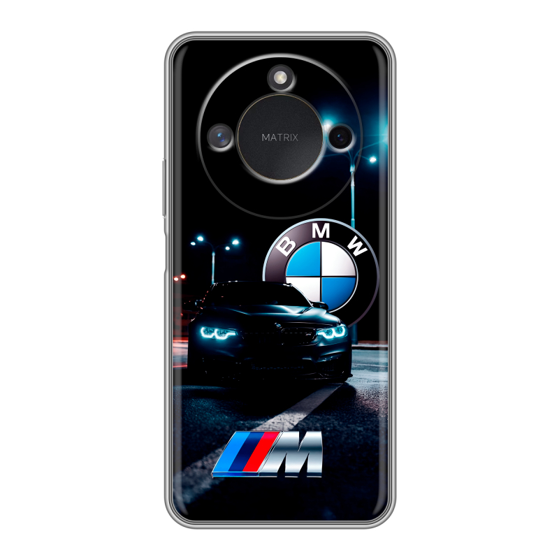 Силиконовый чехол на Honor X9c Smart с принтом БМВ BMW Силиконовый чехол на Honor X9c Smart с принтом БМВ BMW