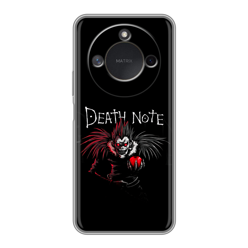 Силиконовый чехол на Honor X9c Smart с принтом Death note Тетрадь смерти Силиконовый чехол на Honor X9c Smart с принтом Death note Тетрадь смерти