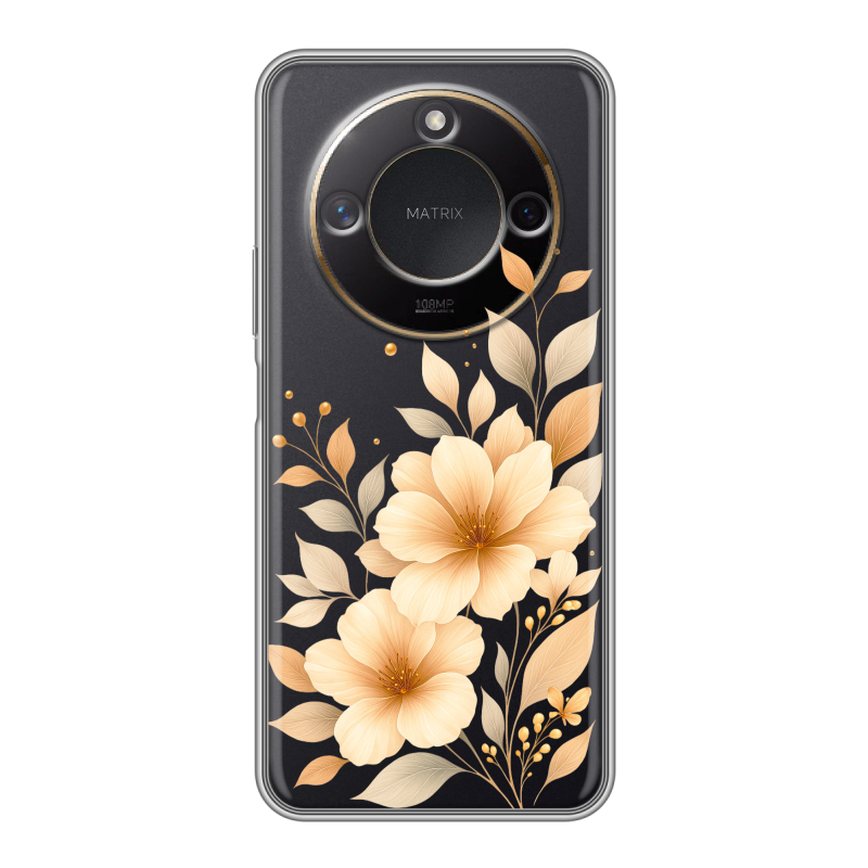 Силиконовый чехол на Honor X9c Smart с принтом для девушки Силиконовый чехол на Honor X9c Smart с принтом для девушки