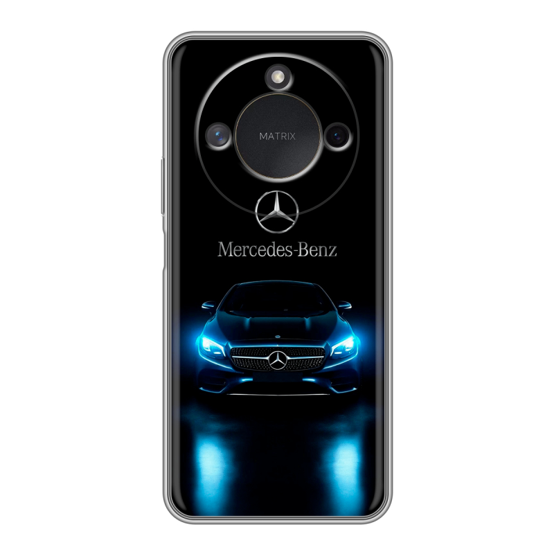 Силиконовый чехол на Honor X9c Smart с принтом Mercedes Мерседес Силиконовый чехол на Honor X9c Smart с принтом Mercedes Мерседес