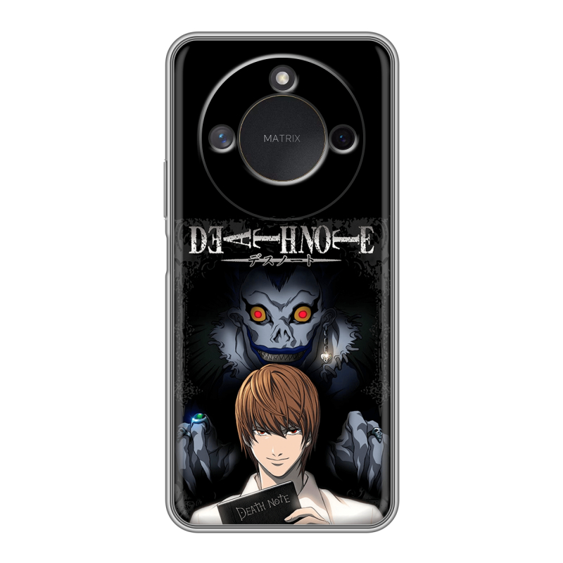 Силиконовый чехол на Honor X9c Smart с принтом Death note Тетрадь смерти Силиконовый чехол на Honor X9c Smart с принтом Death note Тетрадь смерти