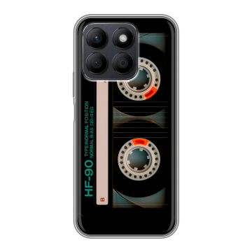Силиконовый чехол на Honor X8c с принтом Кассета