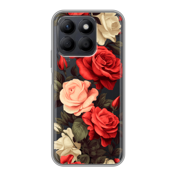 Силиконовый чехол на Honor X8c с принтом Розы Силиконовый чехол на Honor X8c с принтом Розы