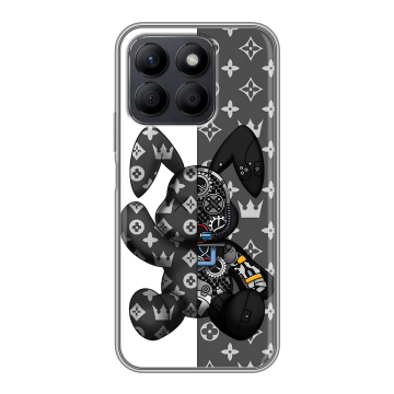Силиконовый чехол на Honor X8c с принтом Луи робот Силиконовый чехол на Honor X8c с принтом Луи робот