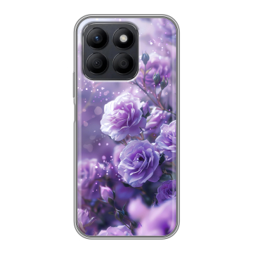 Силиконовый чехол на Honor X8c с принтом Розы цветы Силиконовый чехол на Honor X8c с принтом Розы цветы