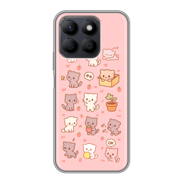 Силиконовый чехол на Honor X8c с принтом Hello Kitty Хелоу Кити Силиконовый чехол на Honor X8c с принтом Hello Kitty Хелоу Кити