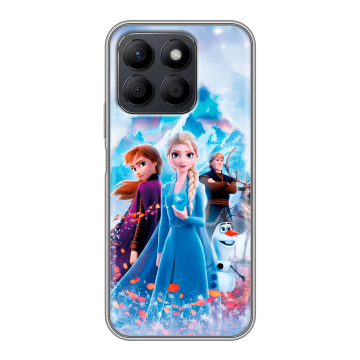 Силиконовый чехол на Honor X8c с принтом Холодное сердце Frozen Силиконовый чехол на Honor X8c с принтом Холодное сердце Frozen