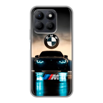 Силиконовый чехол на Honor X8c с принтом БМВ BMW Силиконовый чехол на Honor X8c с принтом БМВ BMW