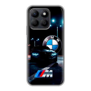 Силиконовый чехол на Honor X8c с принтом БМВ BMW Силиконовый чехол на Honor X8c с принтом БМВ BMW