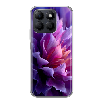 Силиконовый чехол на Honor X8c с принтом женский цветы