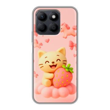 Силиконовый чехол на Honor X8c с принтом для девочек Силиконовый чехол на Honor X8c с принтом для девочек