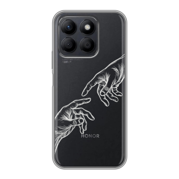 Силиконовый чехол на Honor X8c с принтом Сотворение мира