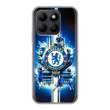 Силиконовый чехол на Honor X8c с принтом Chelsea Челси