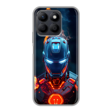 Силиконовый чехол на Honor X8c с принтом IronMan Железный человек Силиконовый чехол на Honor X8c с принтом IronMan Железный человек