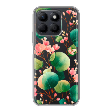 Силиконовый чехол на Honor X8c с принтом женский