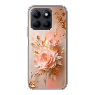 Силиконовый чехол на Honor X8c с принтом женский