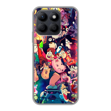Силиконовый чехол на Honor X8c с принтом Gravity Falls Гравити Фолз Силиконовый чехол на Honor X8c с принтом Gravity Falls Гравити Фолз