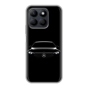 Силиконовый чехол на Honor X8c с принтом Mercedes Мерседес