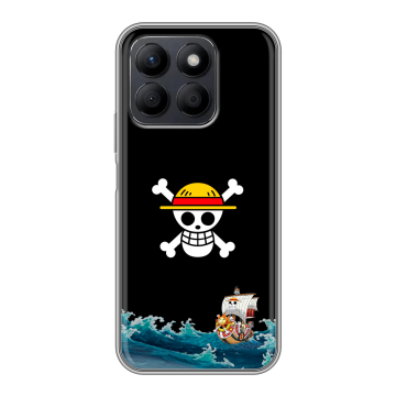 Силиконовый чехол на Honor X8c с принтом One Piece Ван Пис Силиконовый чехол на Honor X8c с принтом One Piece Ван Пис