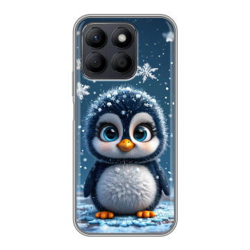 Силиконовый чехол на Honor X8c с принтом Новый год