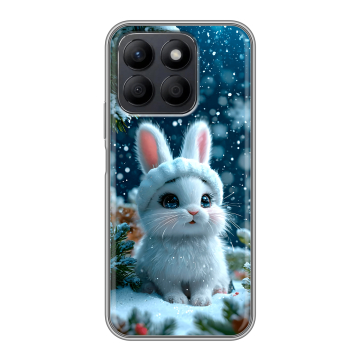 Силиконовый чехол на Honor X8c с принтом Новый год
