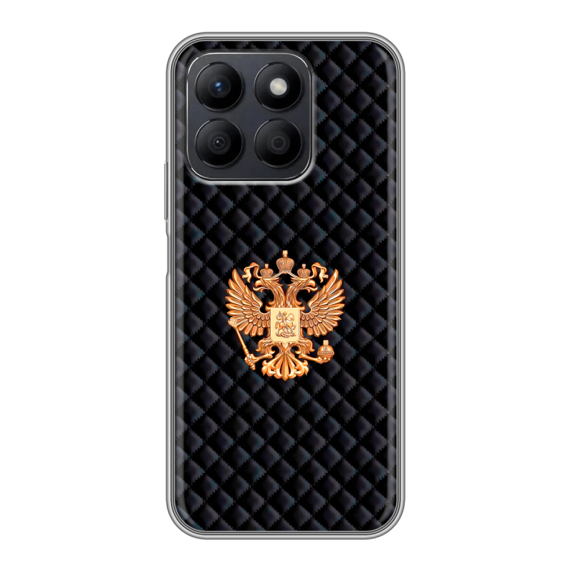 Силиконовый чехол на Honor X8c с принтом Герб России принт Силиконовый чехол на Honor X8c с принтом Герб России принт