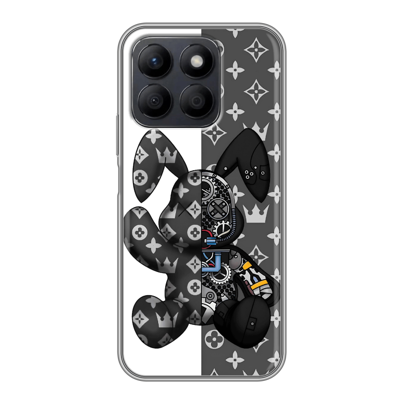 Силиконовый чехол на Honor X8c с принтом Луи робот Силиконовый чехол на Honor X8c с принтом Луи робот