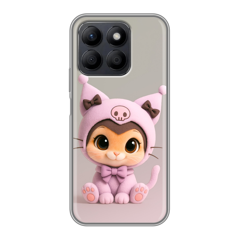 Силиконовый чехол на Honor X8c с принтом Куроми Kuromi Силиконовый чехол на Honor X8c с принтом Куроми Kuromi