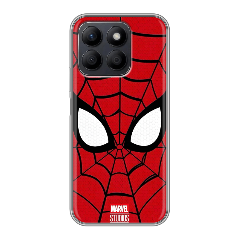 Силиконовый чехол на Honor X8c с принтом человек паук spiderman Силиконовый чехол на Honor X8c с принтом человек паук spiderman