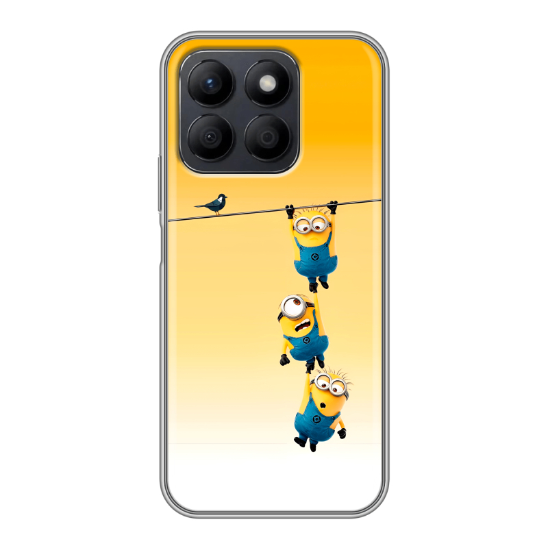 Силиконовый чехол на Honor X8c с принтом Миньоны Силиконовый чехол на Honor X8c с принтом Миньоны