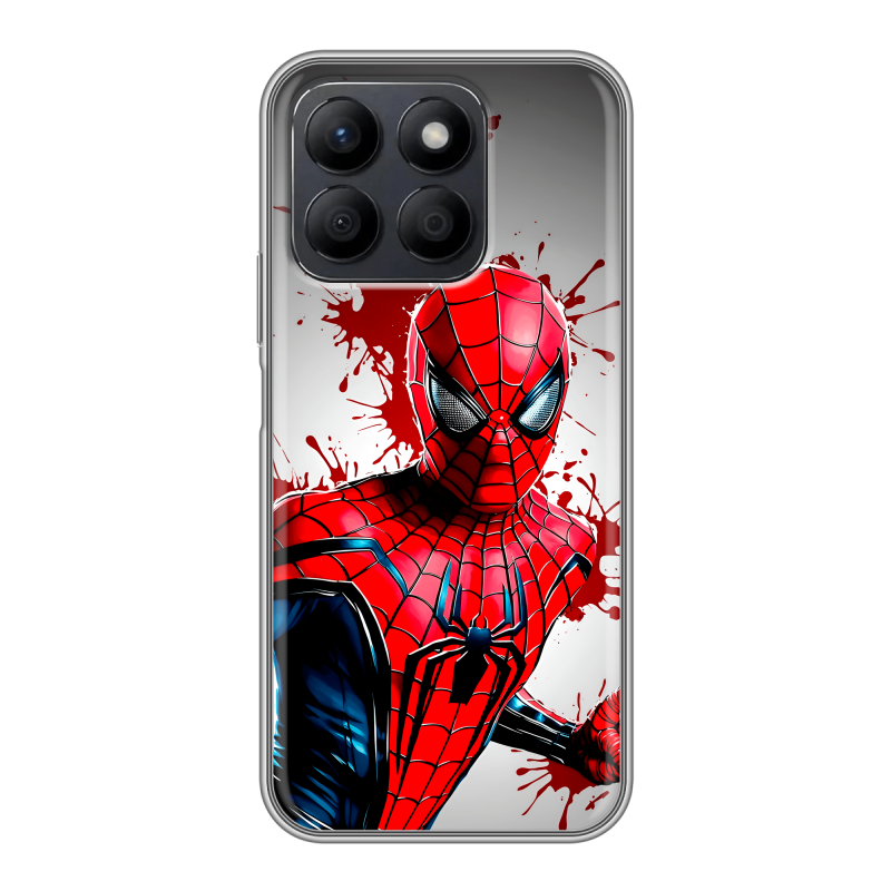 Силиконовый чехол на Honor X8c с принтом Spiderman Человек паук Силиконовый чехол на Honor X8c с принтом Spiderman Человек паук
