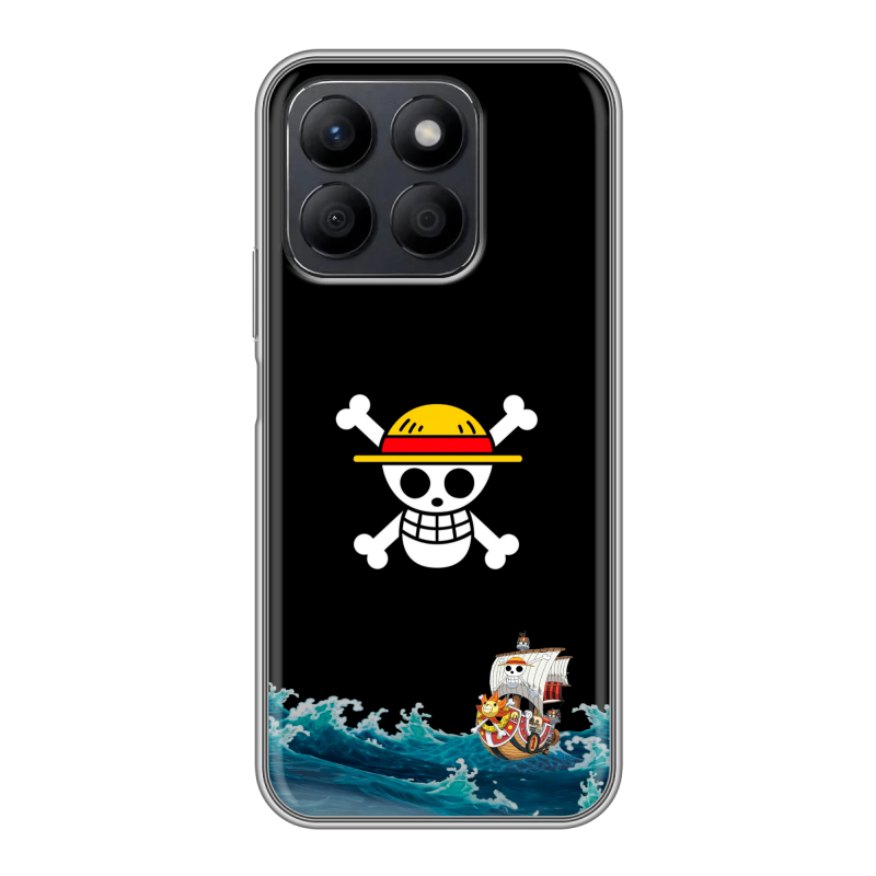 Силиконовый чехол на Honor X8c с принтом One Piece Ван Пис Силиконовый чехол на Honor X8c с принтом One Piece Ван Пис
