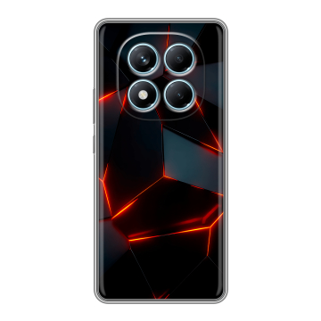 Силиконовый чехол на Redmi Note 14 Pro 4G с принтом Яркие абстракции Силиконовый чехол на Redmi Note 14 Pro 4G с принтом Яркие абстракции