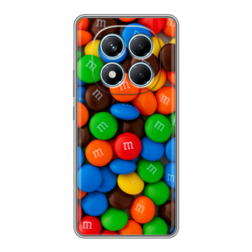 Силиконовый чехол на Redmi Note 14 Pro 4G с принтом Конфеты Силиконовый чехол на Redmi Note 14 Pro 4G с принтом Конфеты