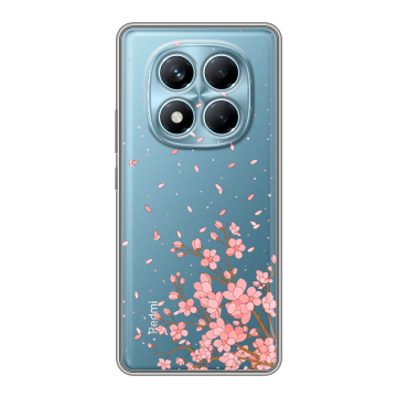 Силиконовый чехол на Redmi Note 14 Pro 4G с принтом Ветка сакуры
