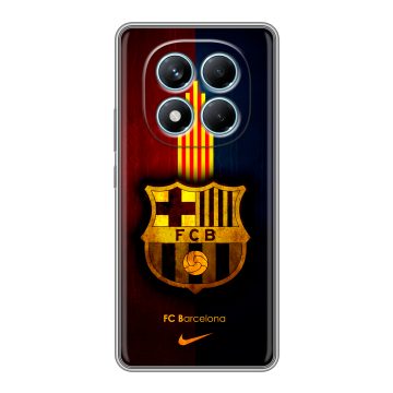 Силиконовый чехол на Redmi Note 14 Pro 4G с принтом Барселона Barcelona