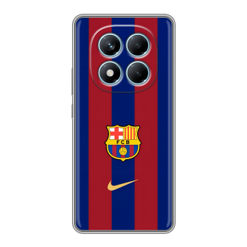 Силиконовый чехол на Redmi Note 14 Pro 4G с принтом Барселона Barcelona