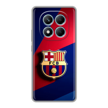 Силиконовый чехол на Redmi Note 14 Pro 4G с принтом Барселона Barcelona