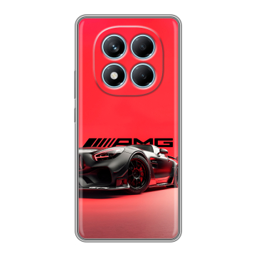 Силиконовый чехол на Redmi Note 14 Pro 4G с принтом Мерседес Mercedes AMG Силиконовый чехол на Redmi Note 14 Pro 4G с принтом Мерседес Mercedes AMG