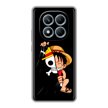 Силиконовый чехол на Redmi Note 14 Pro 4G с принтом One Piece Ван Пис
