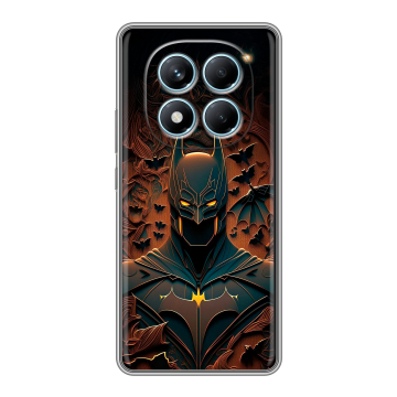 Силиконовый чехол на Redmi Note 14 Pro 4G с принтом Batman Бэтмен