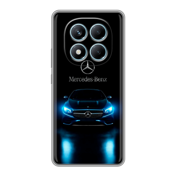 Силиконовый чехол на Redmi Note 14 Pro 4G с принтом Mercedes Мерседес