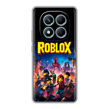 Силиконовый чехол на Redmi Note 14 Pro 4G с принтом Roblox Роблокс
