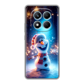 Силиконовый чехол на Redmi Note 14 Pro 4G с принтом Новый год