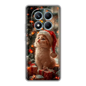Силиконовый чехол на Redmi Note 14 Pro 4G с принтом Новый год