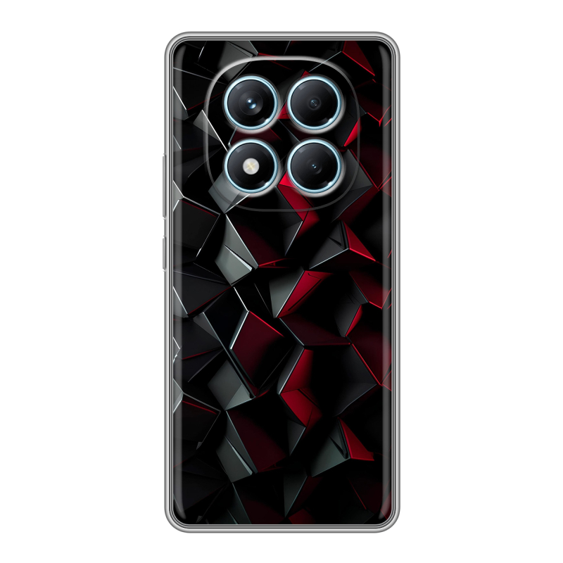 Силиконовый чехол на Redmi Note 14 Pro 4G с принтом Абстракция Силиконовый чехол на Redmi Note 14 Pro 4G с принтом Абстракция